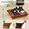 1 Stück Retro-Stil PU-Leder Wasserdichte & Kratzfeste Schreibtisch-Organizer-Schale, Vintage-Aufbewahrungsbox für Zuhause/Büro