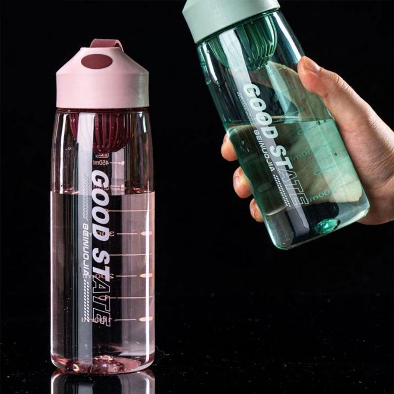 Lightweight Plastic Water Bottles Travel Leakproofs Drinkings Bottles Outdoor Sport Water Bottles With Filter Mugs Drinkware