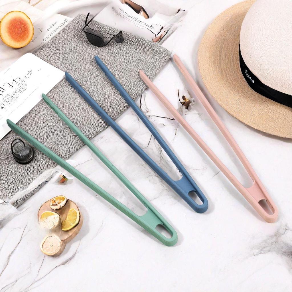 Household Silicone Non Stick Pot Food Clip Heat-resistant Barbecue Clip Buffet Barbecue Clip Heat-resistant Silicone Clip