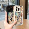 Telefoonhoesje: 2D plat, geschikt voor iPhone 18, 17, 16, 15, 14, 13, 12Pro beschermhoes, schattige kleine sneeuw pinguïn, perfect Kerstmis en Halloween holi