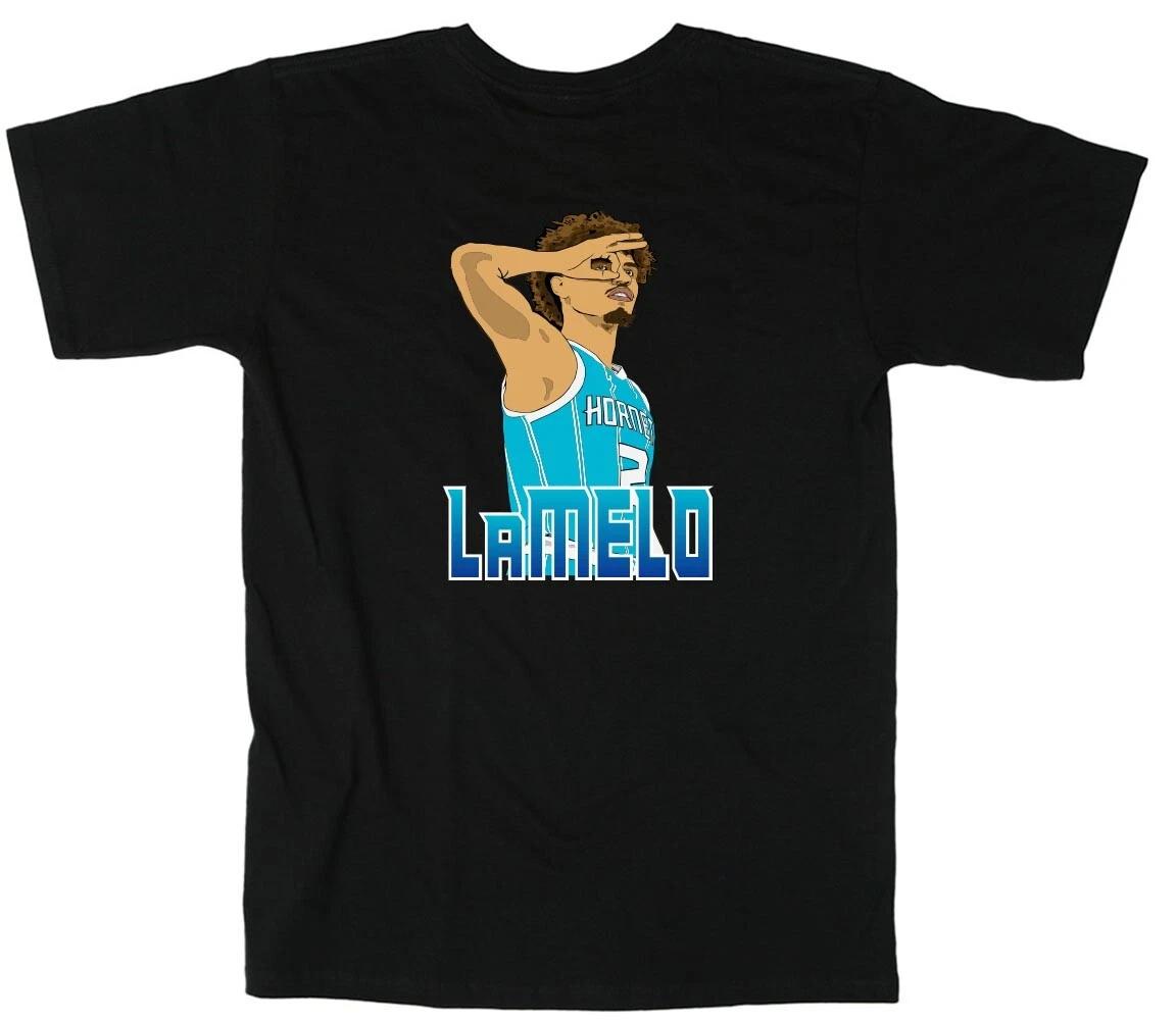 LaMelo Ball Charlotte Hornets Melo Long Short Sleeve T-Shirt XXXL