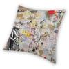 Banksy Pop Art Graffiti Square Pillowcase Polyester Linen Velvet Pattern Decorative Pillow Case Home Cushion Cover 18"
