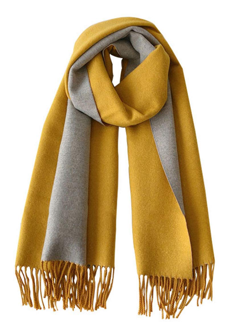 

Popular Winter Perfect Christmas Gift Box Soft to the Yellow LA-Hazel Women s Cashmere-Like Scarf, Large, Scarf, Gift, Double-Sided, Included, Touch,