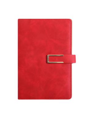 2024 Custom Print A5 Notebook Agenda Planner Journal Diary Budget School Supplies with PP Cover Leather Note Books (Red,A5 210x148mm) красный