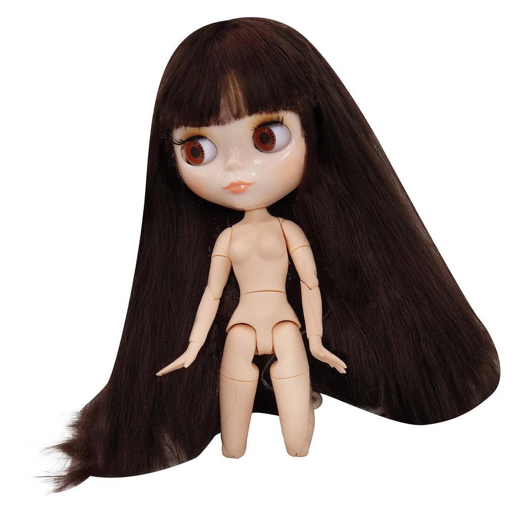 12 Inch Doll Only, BJD Practice Doll 4 Color Eye Change Hand Exchange, Festival Girl Gift 6+ (0222)