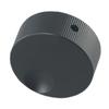 Aluminum Frame Volume Control Knob 32x13mm Black Matte Solid Aluminum Knob 8mm Hole Depth Encoder Knob For 6mm Potentiometer