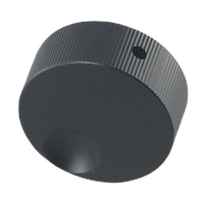 Aluminum Frame Volume Control Knob 32x13mm Black Matte Solid Aluminum Knob 8mm Hole Depth Encoder Knob For 6mm Potentiometer