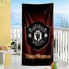 Manchester Personalized Name Beach Towel Soft Durable Quick-Dry Suitable for Sports Travel Swimming Yoga Bathroom Beach And Pool