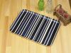 TATSU-CRAFT NR Lunch Tray, Medium, Nordic Style, Modern, Torino Stripe, Deep Blue, Non-Slip, Microwave-Safe, Tray, Stylish, Plastic, Large, Small,