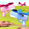 Summer Outdoor Games Kids Glider Flight Throw Foam Plane Kite Shooting Gun Plane Launcher Toy Parent-Child Interaction Toy
