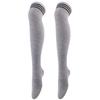 Women Over Knee Thigh High Socks Academic Style solid corlor Long Socks Over The Knee Stockings For Ladies Girls