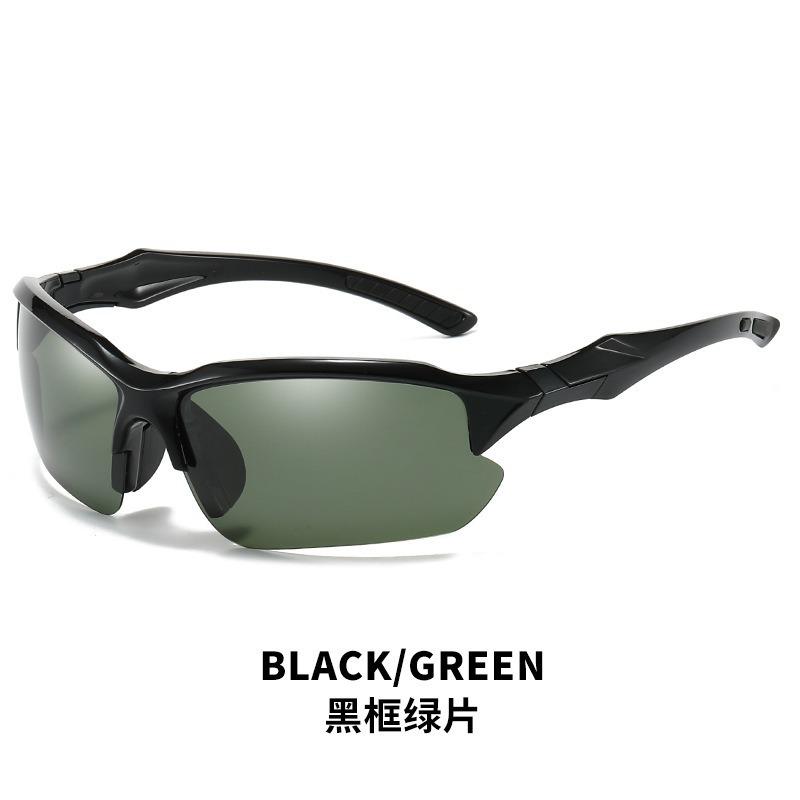 Outdoor European and American style trend cool fashion sports glasses night vision blackout driving cycling sunglasses men and women