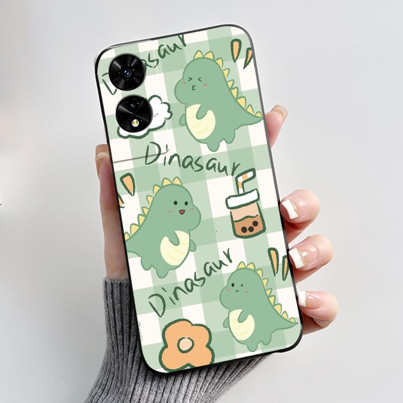 Süße Hülle für TCL 505 (T509K) (T5094) Fundas Capa Druckschale Schutzhülle Weiches Silikon Cartoon Handyhülle Coque