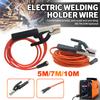 300Cm-10M Welding Wire Cable 300A Welding Cable 10 Meters Heavy Duty Power Welding Tools Electrode Holder Brass Iron Welding
