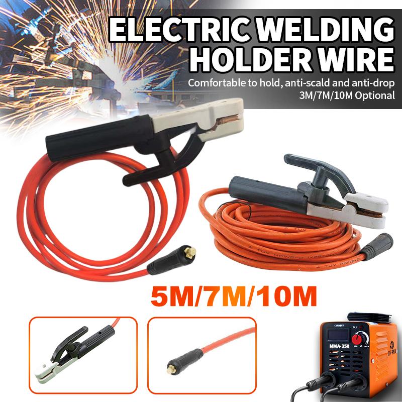 300Cm-10M Welding Wire Cable 300A Welding Cable 10 Meters Heavy Duty Power Welding Tools Electrode Holder Brass Iron Welding