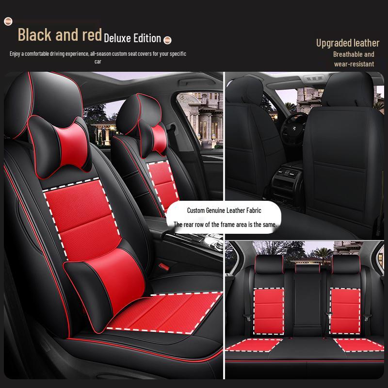 Custom-Made, All-Season, Thicker Car Seat Covers for New and Old Models, Full-Coverage
