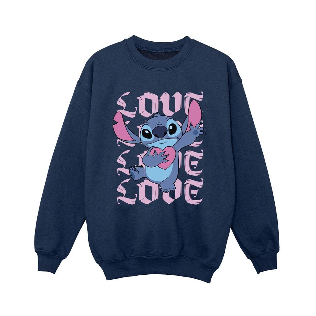 Lilo & Stitch Boys Valentine Love Sweatshirt
