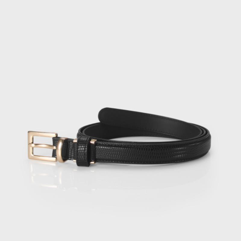 

MISTICA 18мм Вампирский козырек ремень MU010CBK single type