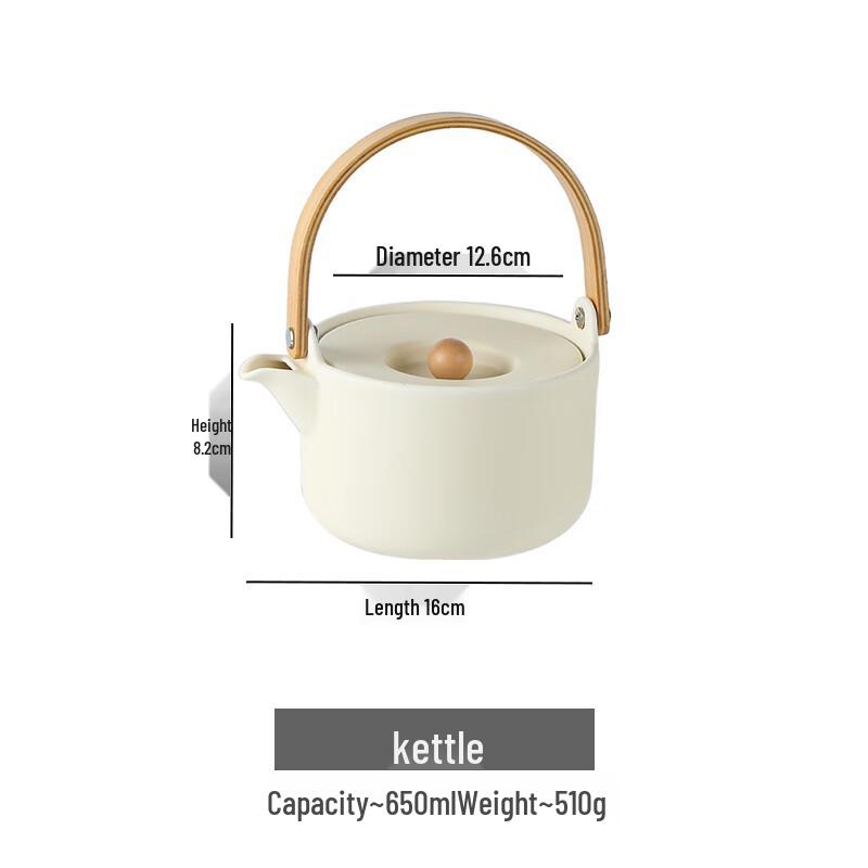 Junshenshi WQ Ceramic Kung Fu Tea Set