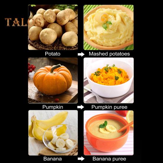 Stainless Steel Mud Press Masher for Avocado Potatoes Beans Easy To Use Clean Food Masher Ergonomic Design Versatile Kitchen Tool