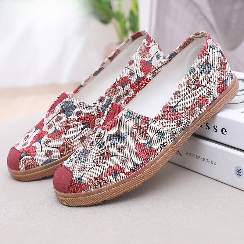 

Middle-aged and Elderly Shoes, Flat Shoes, Cloth Shoes, Women s Shoes, Soft Soles, No Fatigue, One-step Casual Shoes, Single Shoes, Elderly Shoes 35