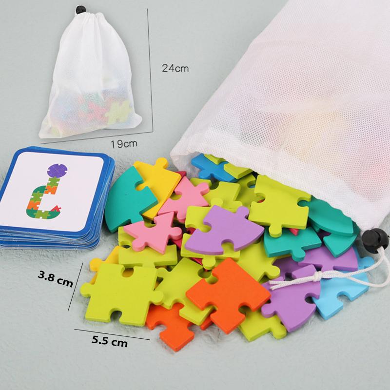 Children Logic Puzzle Tangram Toys Montessori Thinking Educational Games Matching Puzzle Brain Game Letter Animal Jigsaw for Kid