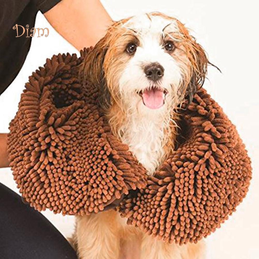 Buy SLP PET GOODs Super Water Absorbent Quick Dry Dog Bathing Drying Towel Glove Supply at