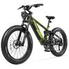 Electric Bicycle Cyrusher Ranger 750W Motor Fully Suspension Adult Electric Bike 52V 20AH Dual Hydraulic Brake 26" Fat Tire Max Load 150kg