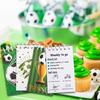 10Pcs Soccer Spiral Pocket Notebooks Mini Notepad for Kids Sports Birthday Party Favors Pinata Filler Christmas Gift Supplies