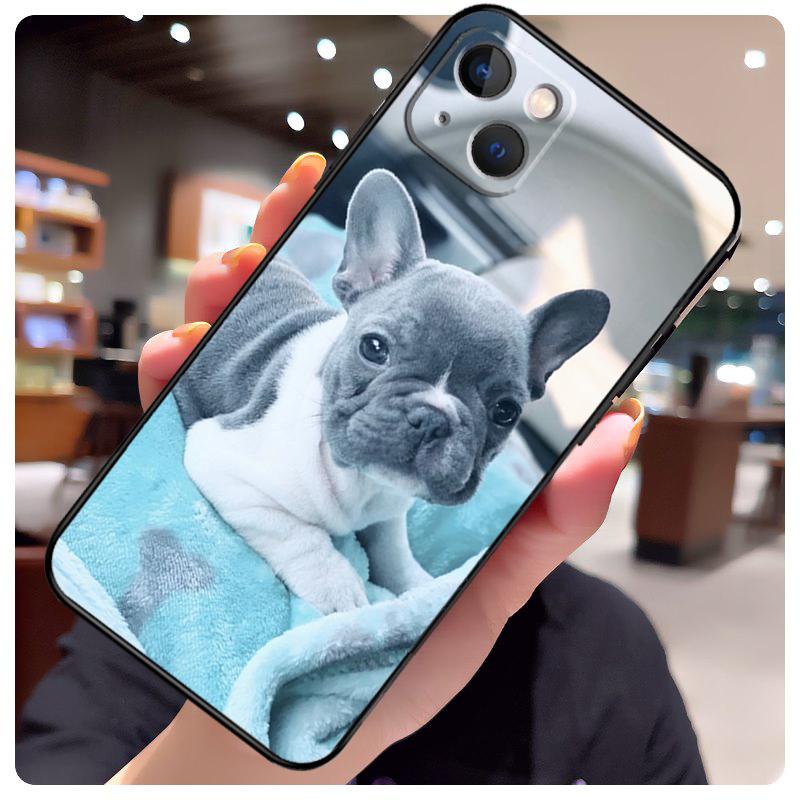 Pug Dog French Bulldog Case For iPhone 14 Pro Max 16 15 11 12 13 17 Pro Max Mini 15 16 Plus 16e 17 Air Phone Cover