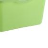 Hanging Trash Can Space Saving Large Capacity Uncovered Garbage Waste Bin for Home Kitchen Bathroom Small Size Green