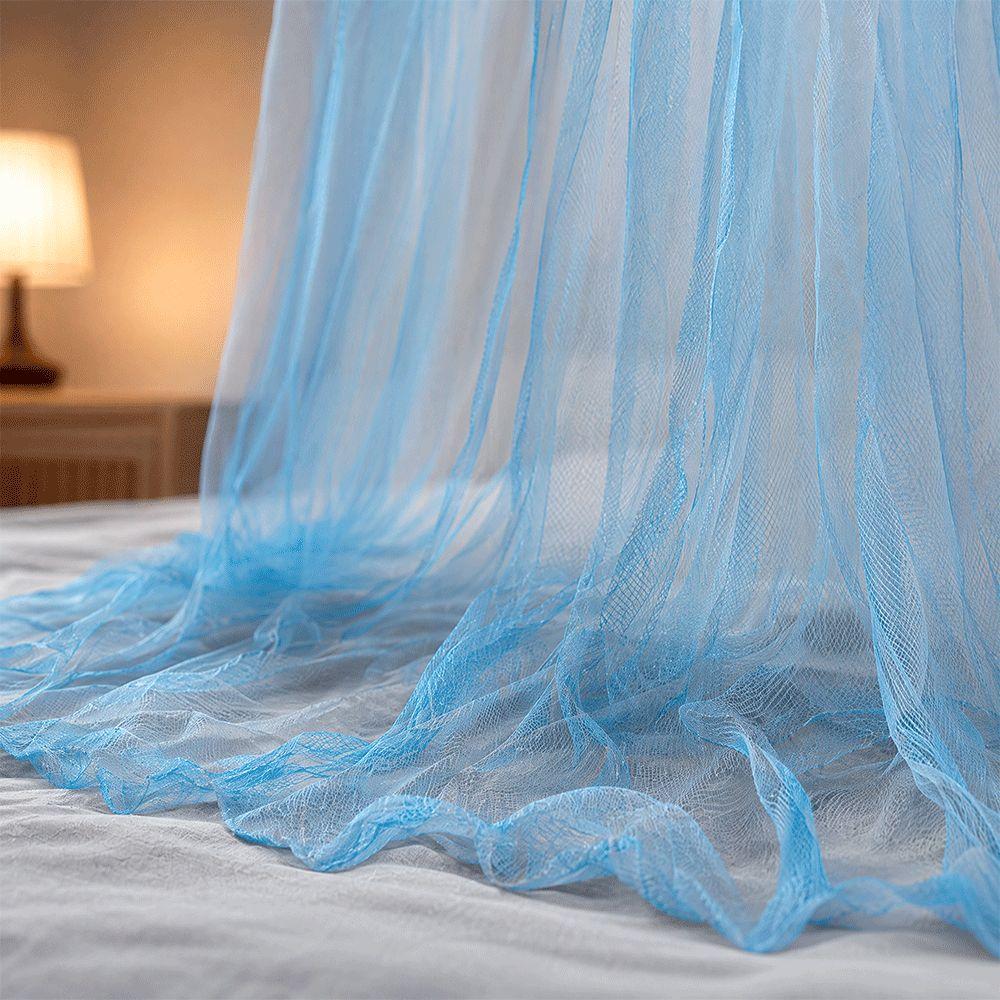 Lace Trim Curtain Net Universal Crib Canopy Durable Bed Canopy