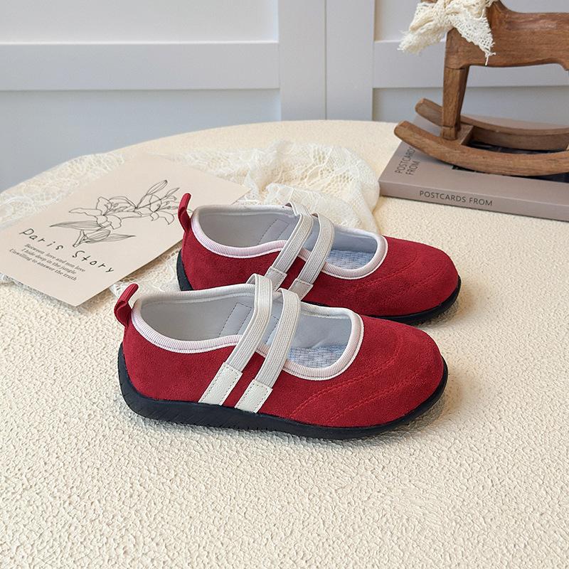 

Children Leather Shoes for Girls Spring Autumn New Fashion Korean Style Soft Bottom Anti-slippery Versatile Casual Shoes 24