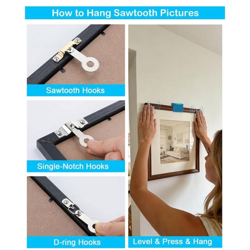 Full Display Hanging System With Measuring Guide And Grip Backing For Straightforward Installation