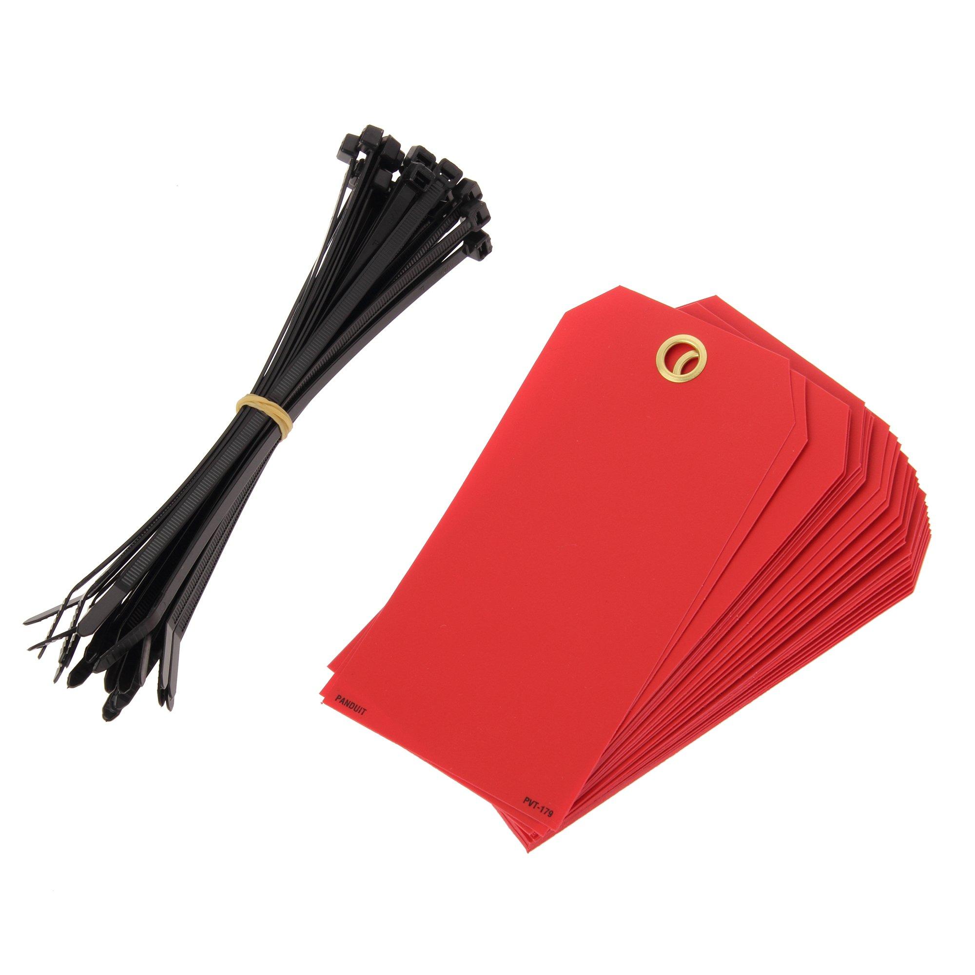 

Panduit Цветные бирки для надписей, Красные, PVT-179-Q