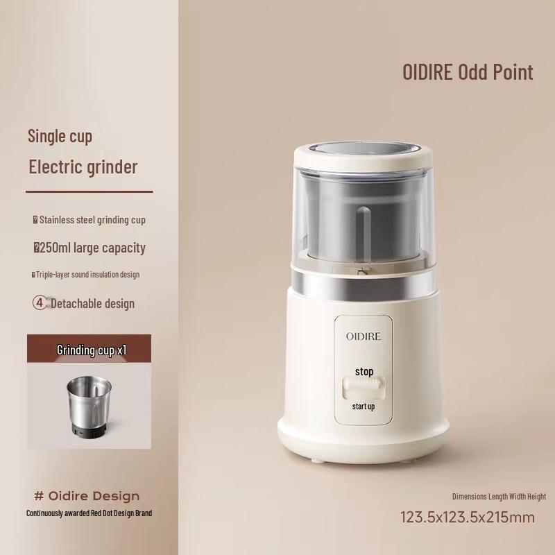 New Electric Grinder for Home - Small, Dual Dry/Wet Use, Ultra-Fine Grinding for Chinese Medicine