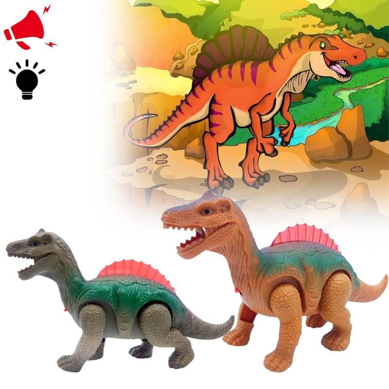 Interactive Electric Dinosaur Toy Set For Boys With Glowing Features For Engaging Playtime