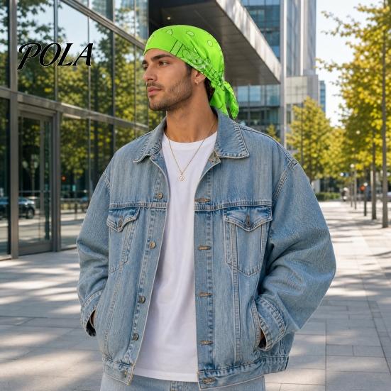 Pirate Hat, Adjustable Streamer Design Hip-hop Cap, Cashew Print Street Style Hat, Breathable Elastic Fabric Hip-Hop Outdoor Sports Hat