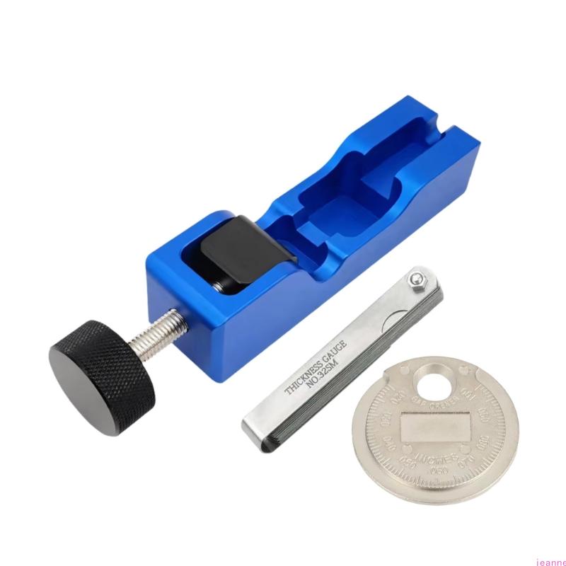 

Professional Electrode Spacing Tool Kit Having Measuring Blade For Many Vehicles And Bikes constructed Of Strong Steel Substance синій