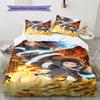 Fire Force  Pattern Bedding,Quilt Set Quilt Cover Pillowcase Home Birthday Gift (1 * Duvet Cover + 2 * Pillowcase, Without Core)