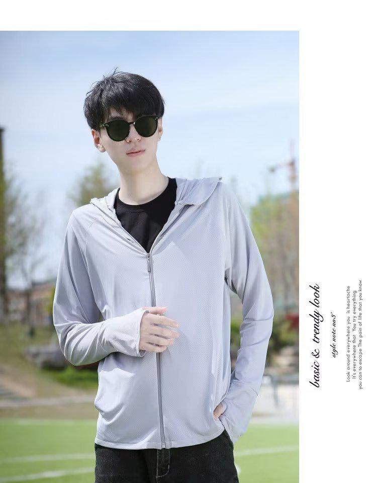 Men's Summer UV Protection Lightweight Breathable Outdoor Shirt for Fishing & Cycling