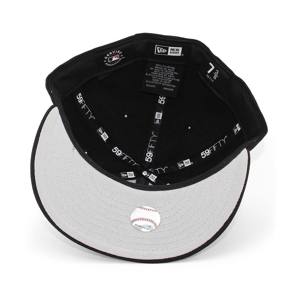 NEW ERA Cap 59FIFTY Seattle Mariners MLB Team Basic Fitted Blackout Size 7-1/4