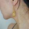 Gold Snake Dangle Earrings for Women Bohemian Vintage Animal Statement Jewelry Party Gift