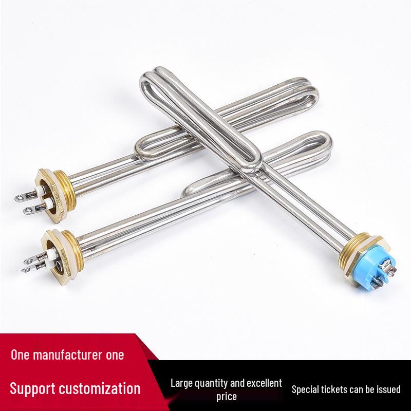 1" DN25 220V Elektrischer Heizstab/Heizrohr für Solarwasserheizer - Erhältlich in 2kW, 3kW und 4kW.