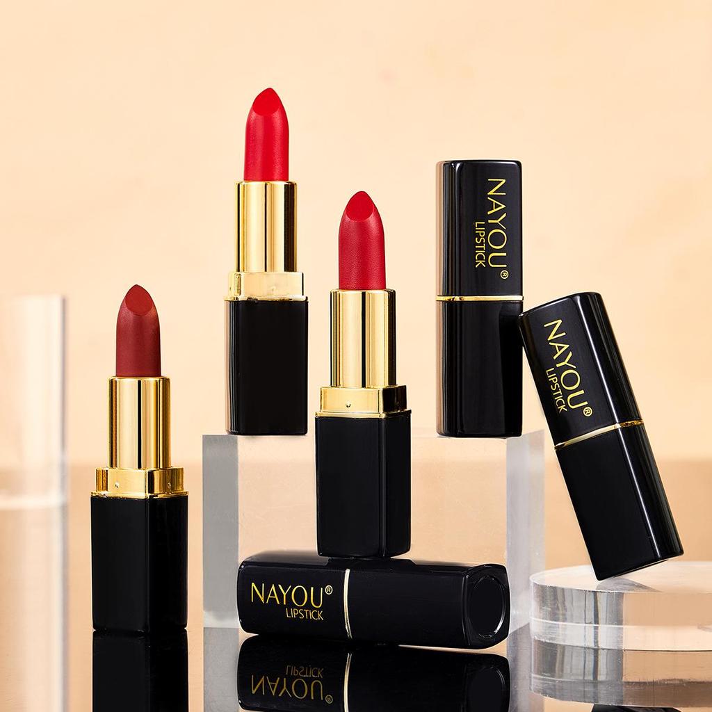 NAYOU Moisturizing Lipstick: Hydrating, Easy To Apply, Non-Staining Student-Friendly Balm