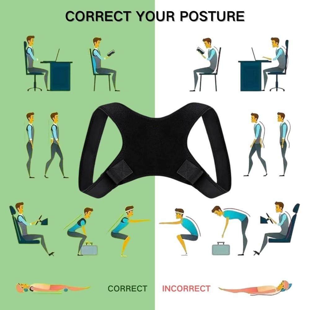 Wirbelsäulen Haltungskorrektor Rücken Haltungskorrektor Verstellbare Rückenkorrekturstütze Zuhause