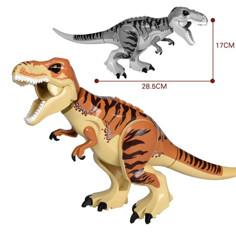 Jurassic Dino World Store Dinosaurfigurer Klosser Byggeklosser Velociraptor T-Rex Triceratops Indominus Rex Leker For Barn