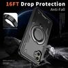 Skal för Samsung Galaxy Xcover 7 Pro S25 FE A17 5G S24 S23 Ultra S22 Plus A56 A55 A35 A36 A15 A16 Armor Roterande med ringstöd