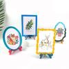 DIY Retro Picture Frame Resin Mold Relief Photo Frame Silicone Mold Epoxy Resin Casting Molds for Home Decorations