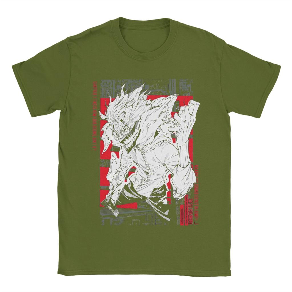 Japan Okarun Dandadan Anime T-Shirt Für Männer Frauen Baumwolle Oberteil T-Shirt Lustig Rundhals Kurzarm